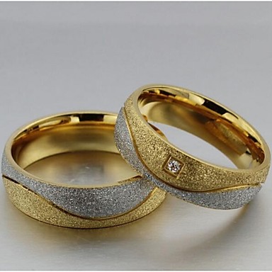 Classic Unisex As Picture Diamond Couple Rings(As Picture)(2 Pc Classic Unisex As Picture Diamond Couple Rings(As Picture)(2 Pc